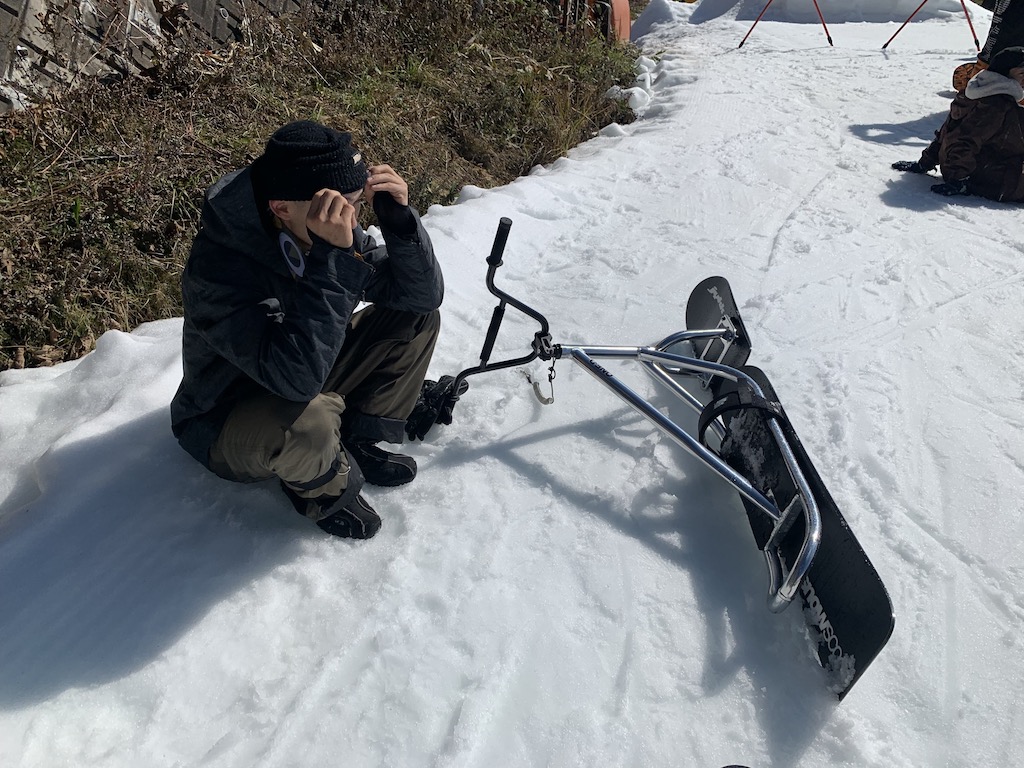 ストリートBMXライダー「マサ」はじめてのSNOW SCOOT