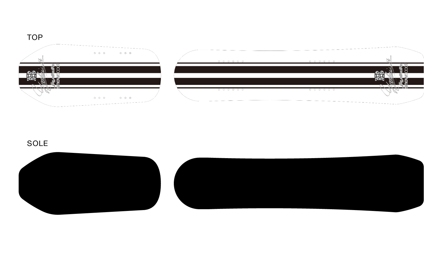 スノースクートのボードってどうやって選べばいいの？各ボードの違いと