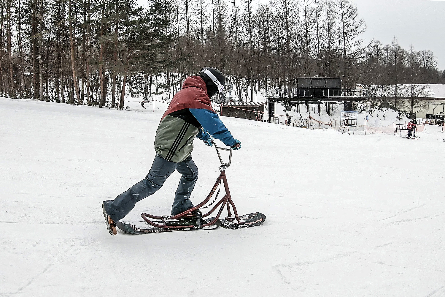 Jykk HOW TO SNOWSCOOT® #2 初心者向けスノースクートの滑り方