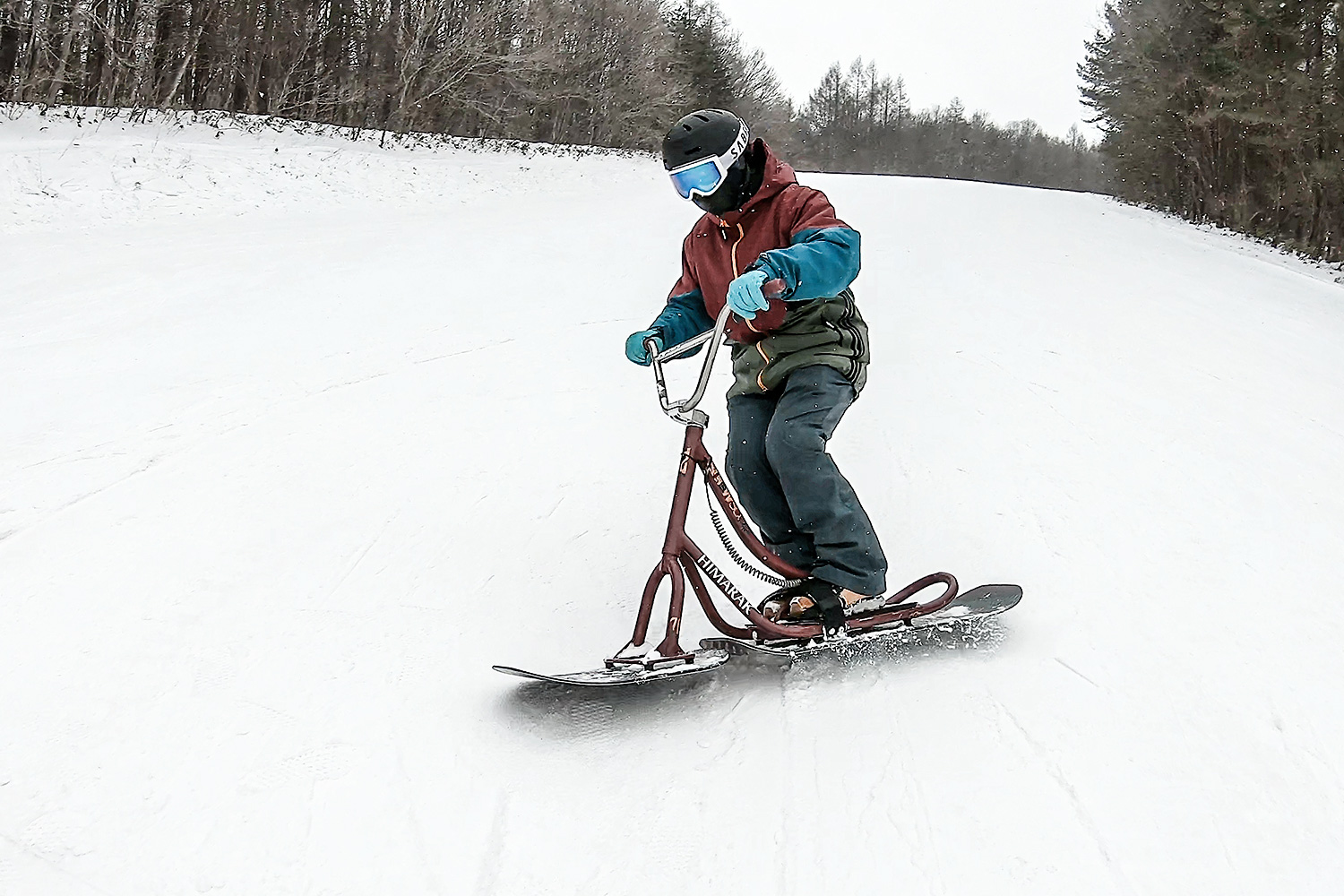 Jykk HOW TO SNOWSCOOT® #2 初心者向けスノースクートの滑り方｜Jykk